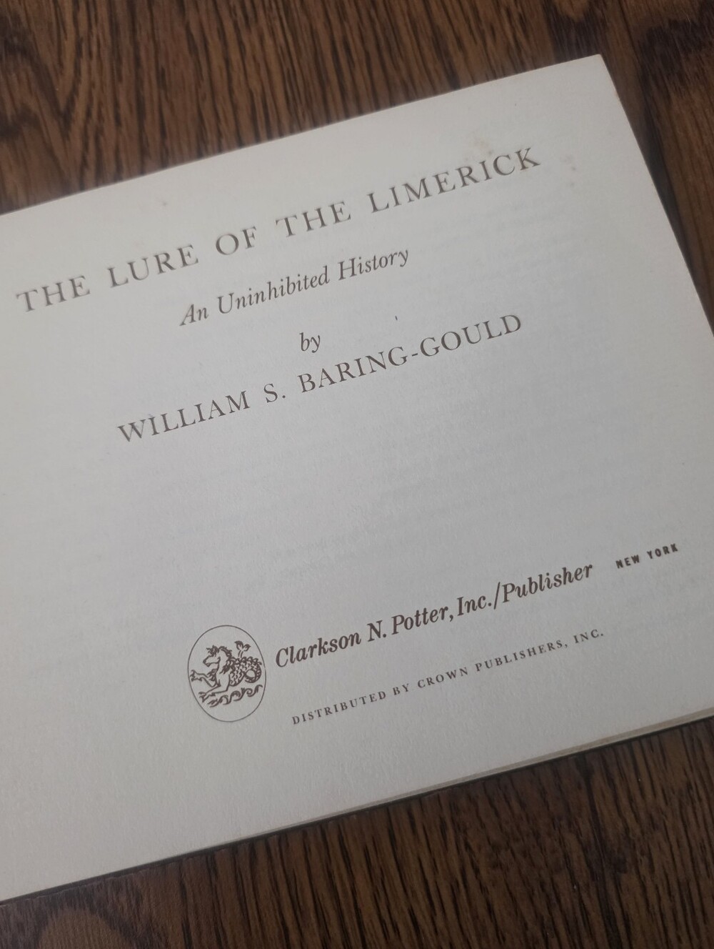 The Lure of the Limerick (Book)